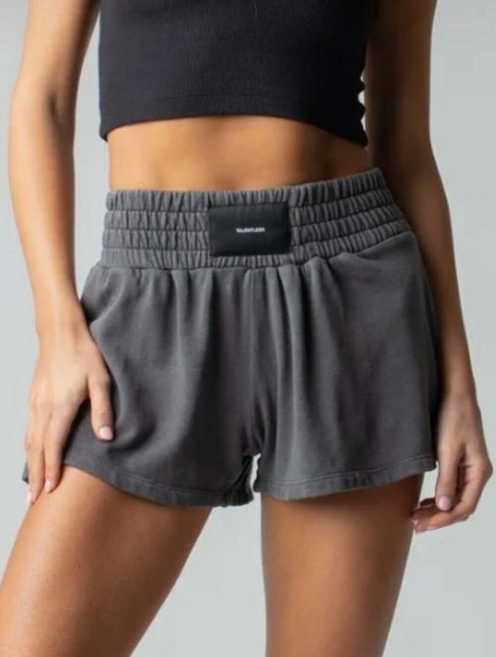Talentless Women’s Boxing Shorts Steel Grey Large